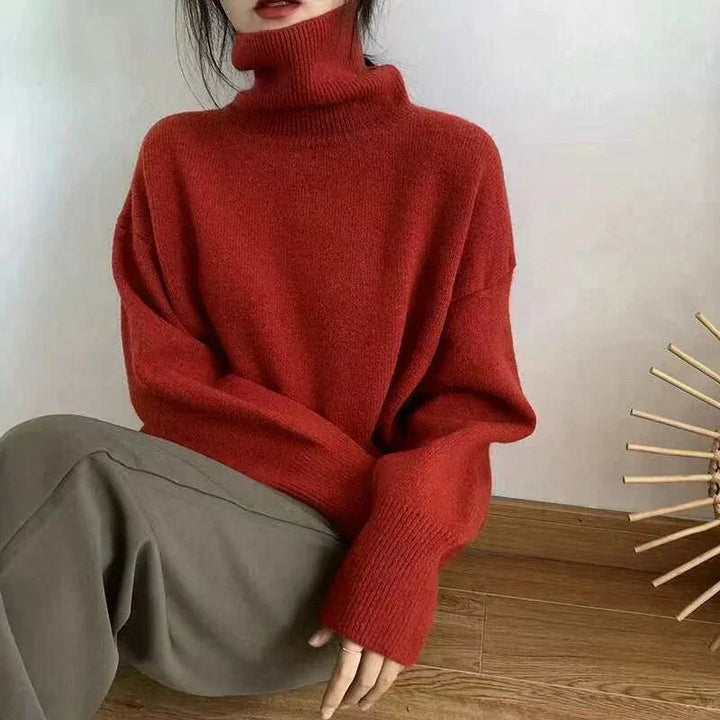 Maude | Jersey oversize de cuello alto