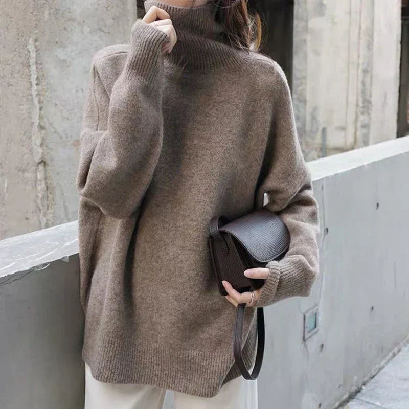 Maude | Jersey oversize de cuello alto