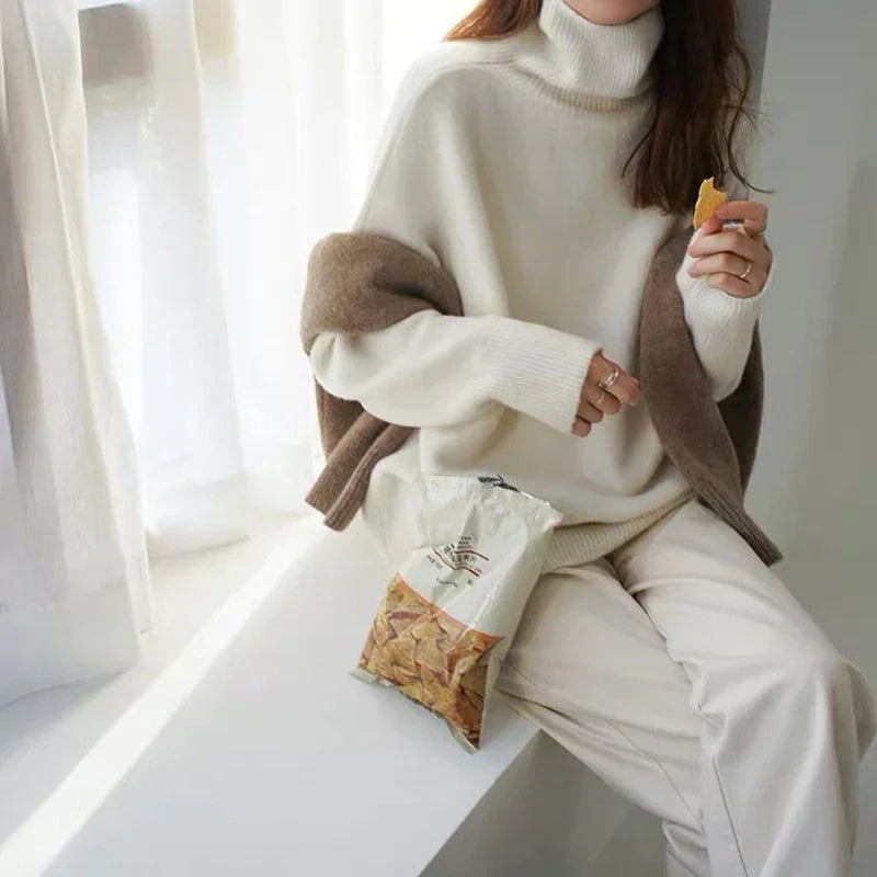 Maude | Jersey oversize de cuello alto