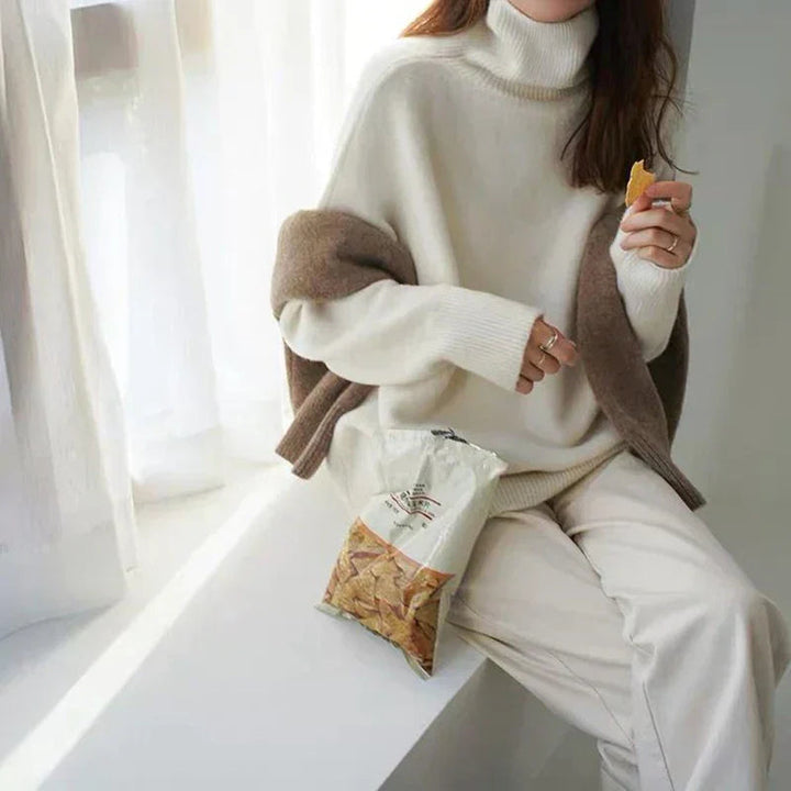 Maude | Jersey oversize de cuello alto