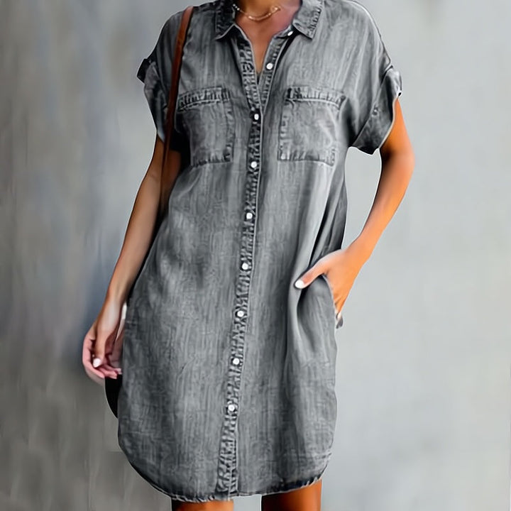 Coralie - Vestido Camisero con Botones | Básico Imprescindible