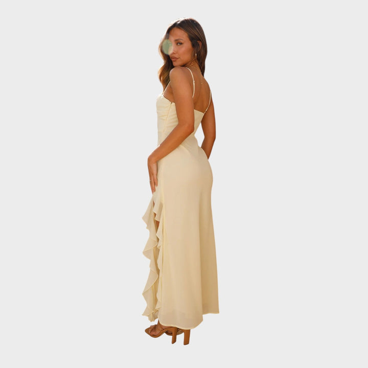Aurelia - Vestido con volantes y tirantes finos