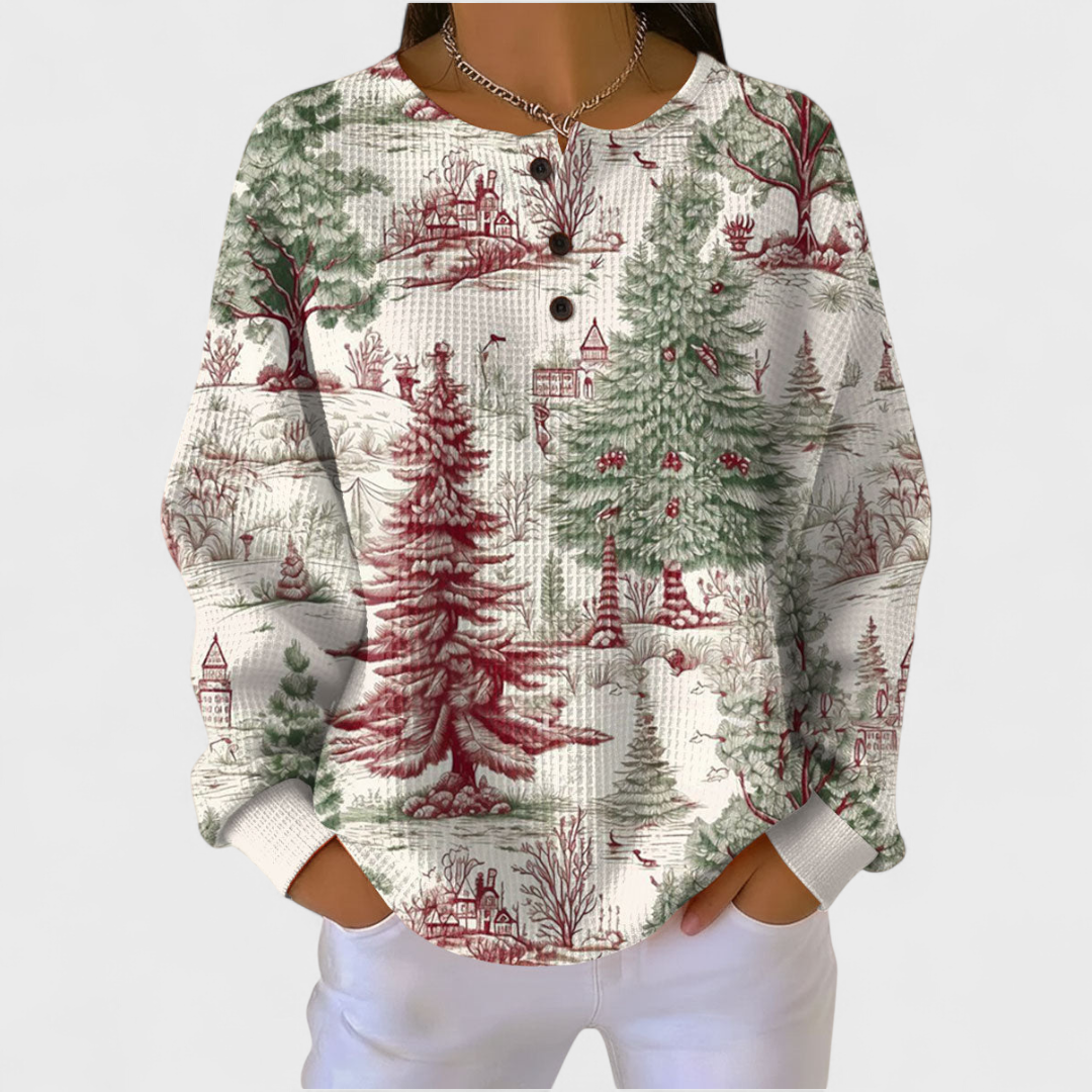 Hanne – Jersey estampado de tacto natural