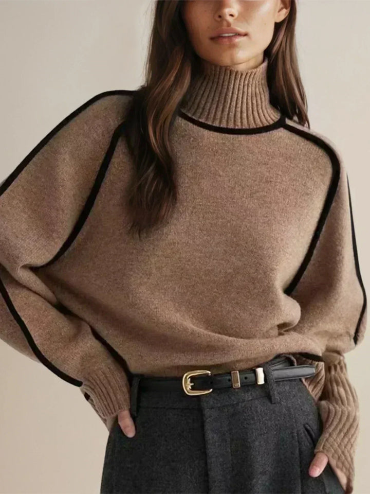 Sandrine | Suéter elegante de cuello alto