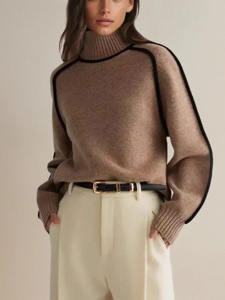 Sandrine | Suéter elegante de cuello alto