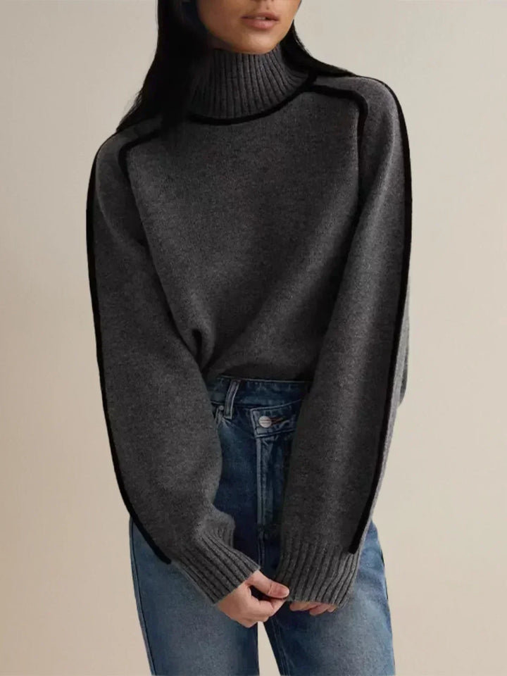 Sandrine | Suéter elegante de cuello alto