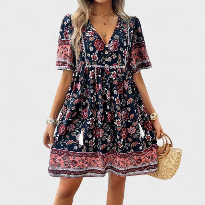 Marta - Vestido boho floral
