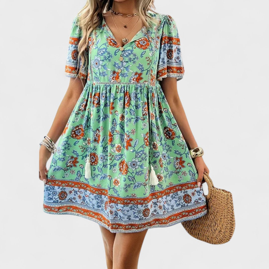Marta - Vestido boho floral