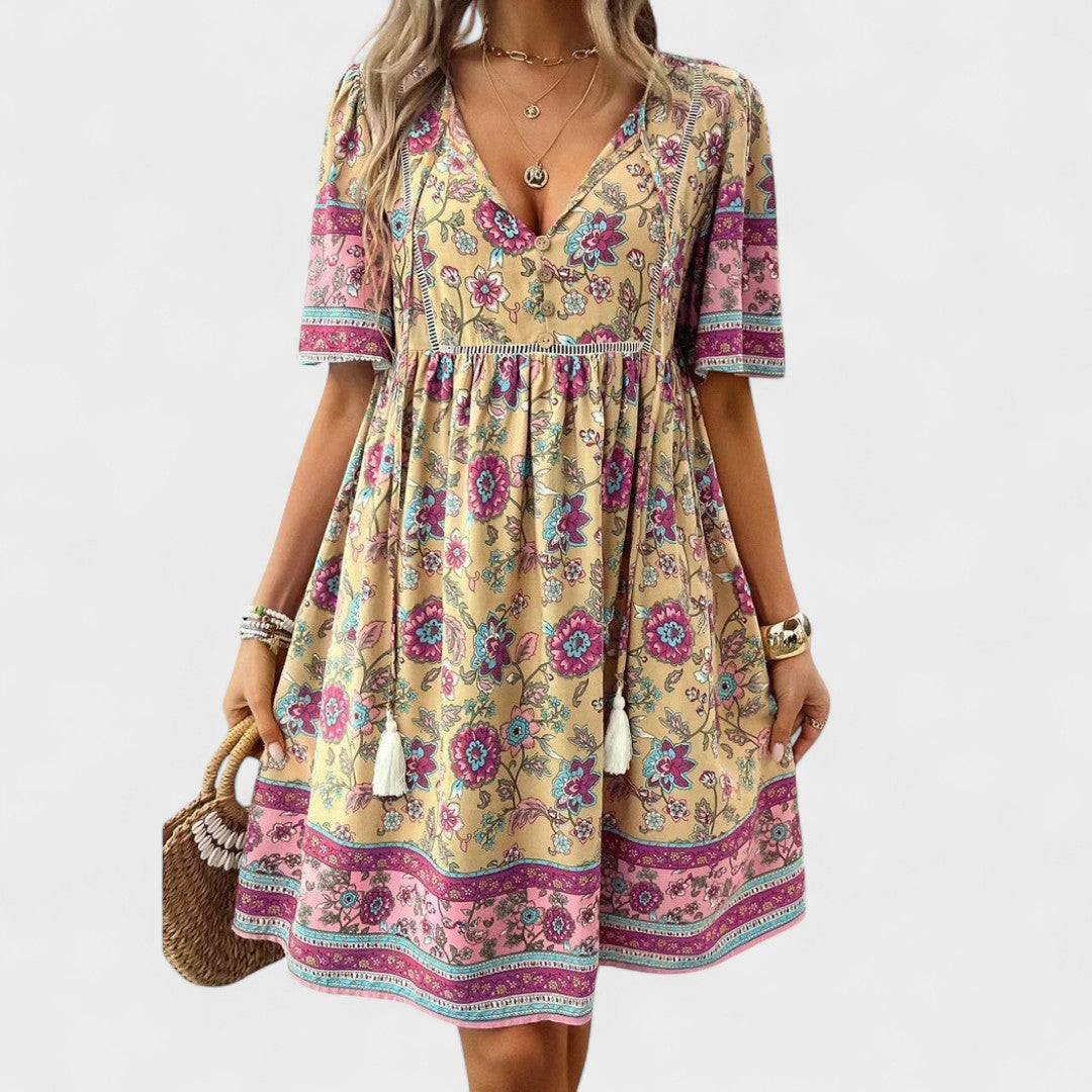 Marta - Vestido boho floral