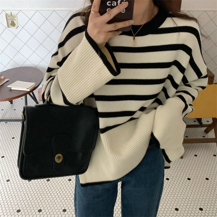 Evelyn | Jersey de cuello alto de punto de ochos
