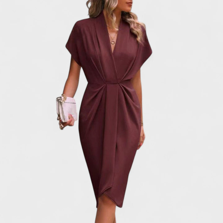 Tihana - Elegante vestido midi Mujer
