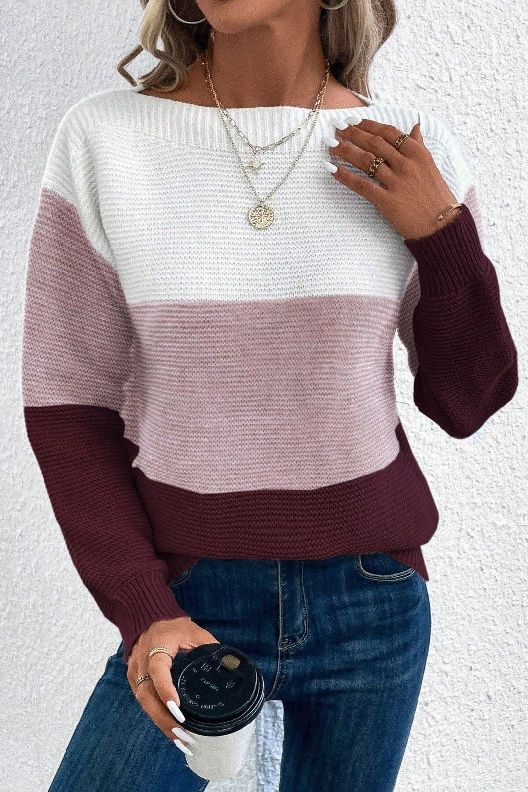 Soria Jersey de Mezcla de Lana con Toque Suave