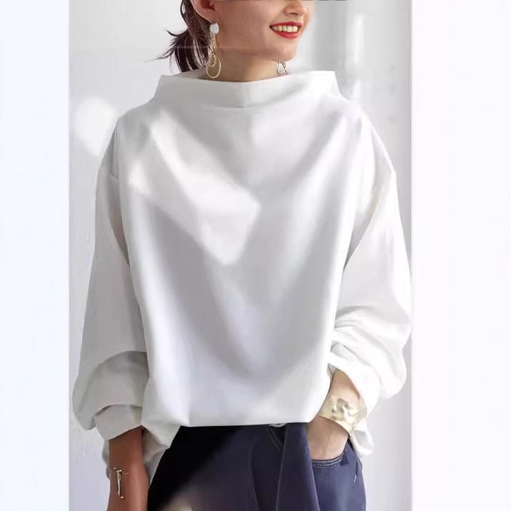 Christine | Top relajado de cuello alto