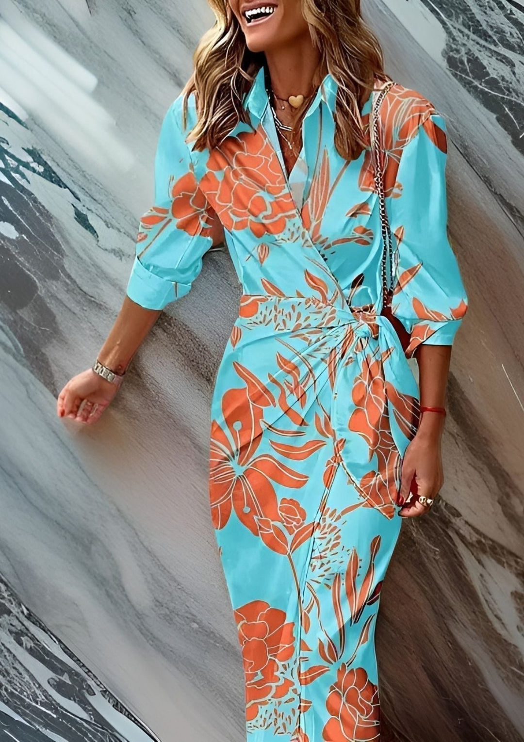 Amalia – Vestido largo de primavera