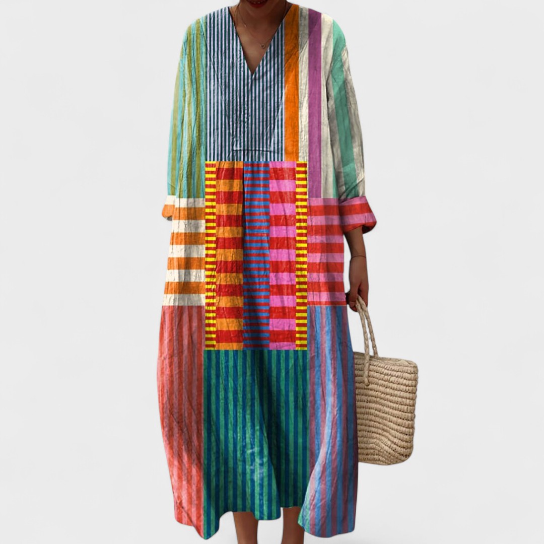 Milena - Vestido boho artístico