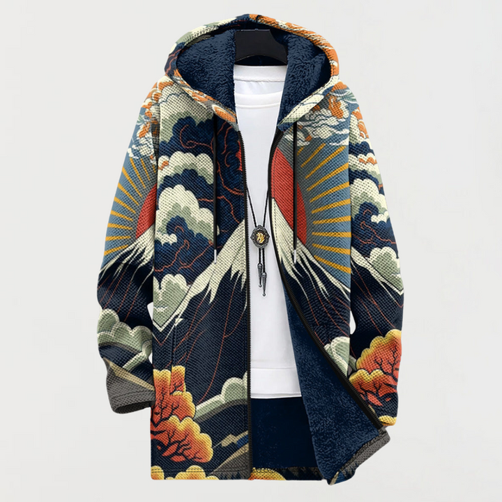 Geneviève | Chaqueta con diseño de mañana en la montaña