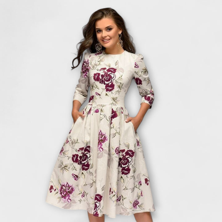 Carolina - Vestido elegante hasta la rodilla