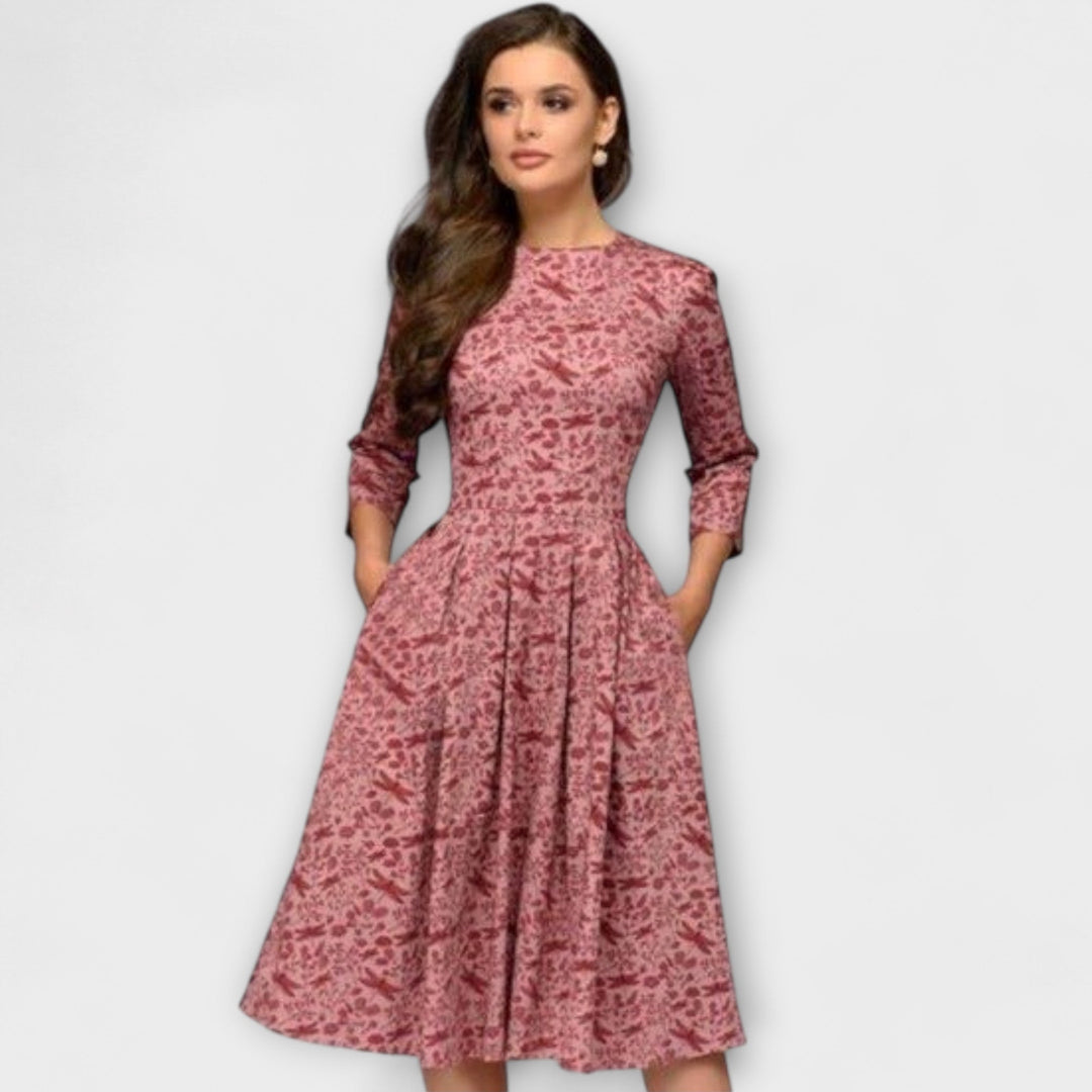 Carolina - Vestido elegante hasta la rodilla