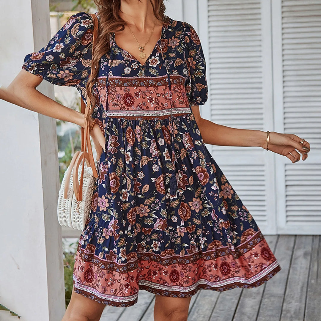 Paula - Vestido floral desenfadado
