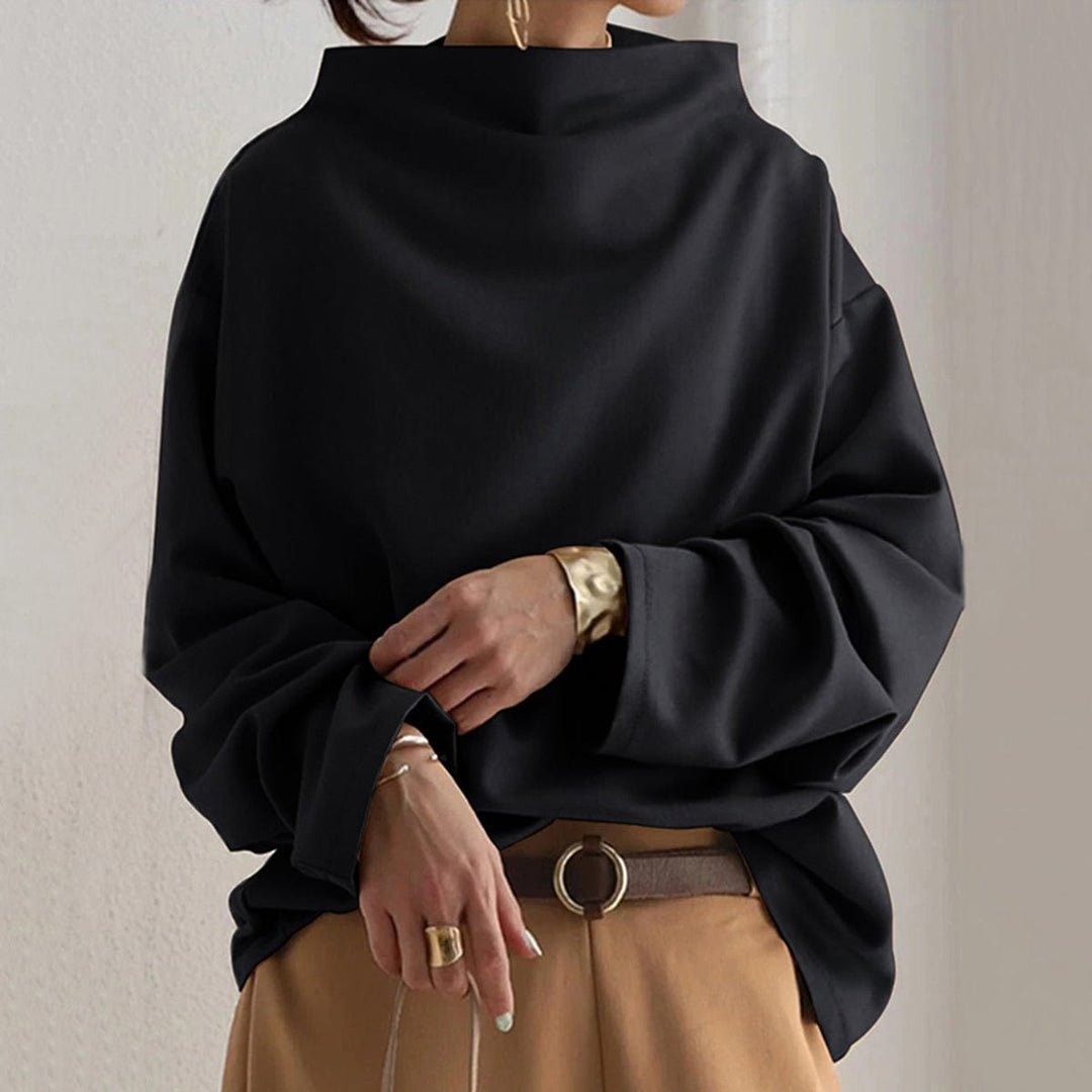 Christine | Top relajado de cuello alto