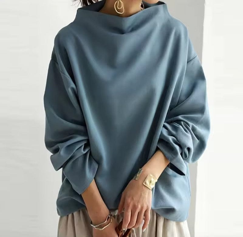 Christine | Top relajado de cuello alto