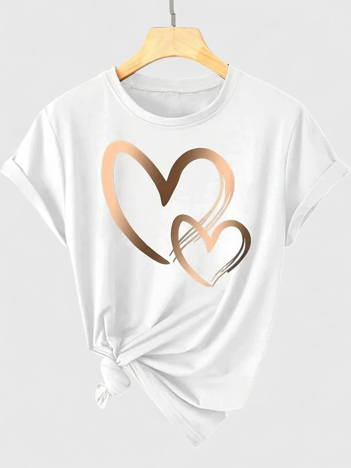 Clara | Camiseta Cómoda de Manga Corta