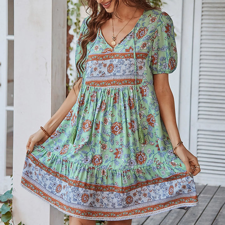 Paula - Vestido floral desenfadado