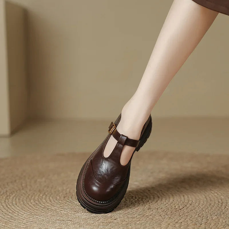 Mary Janes - Zapato de Cuero Elegante