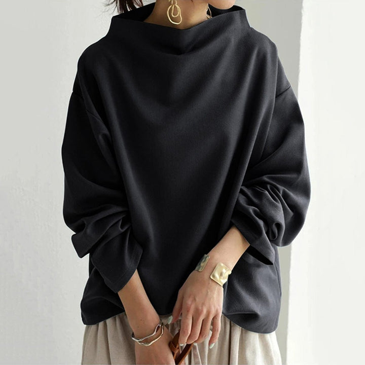Christine | Top relajado de cuello alto