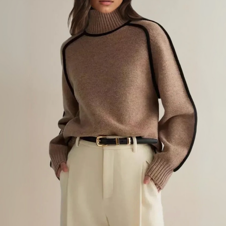 Sandrine | Suéter elegante de cuello alto