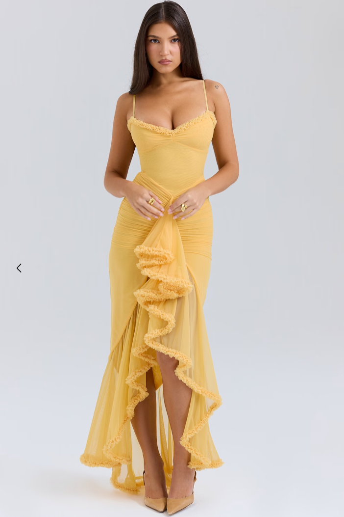 Jindřiška – Vestido con Volantes Mujer