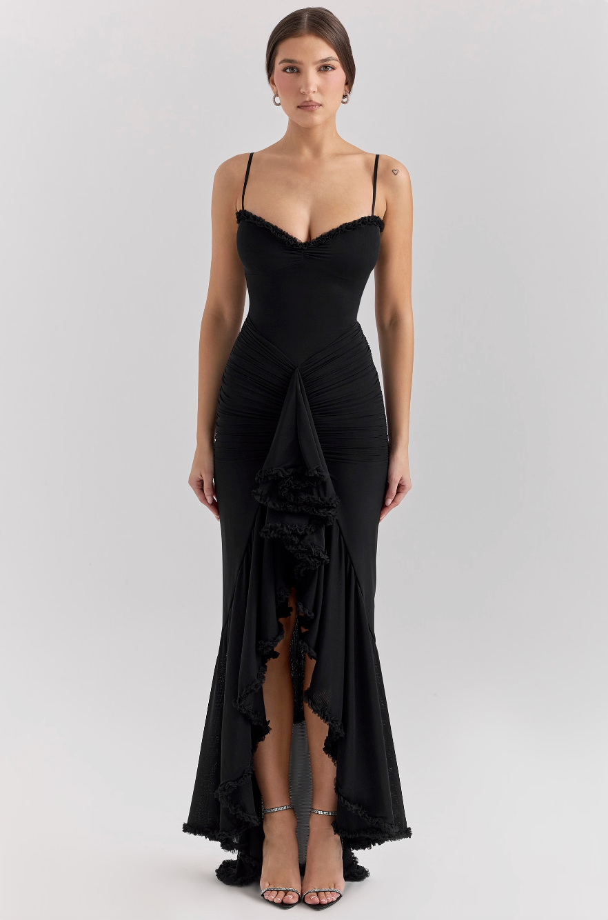 Jindřiška – Vestido con Volantes Mujer
