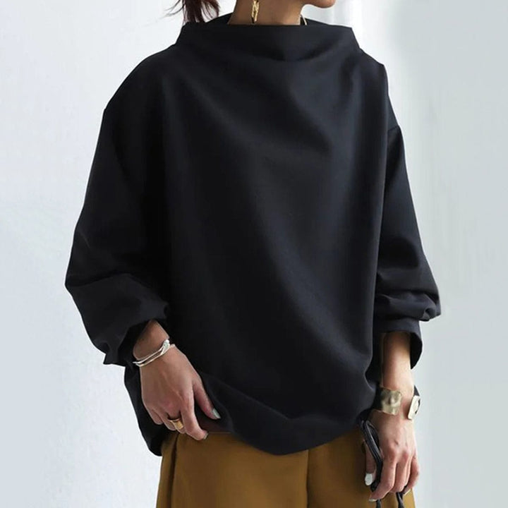 Christine | Top relajado de cuello alto