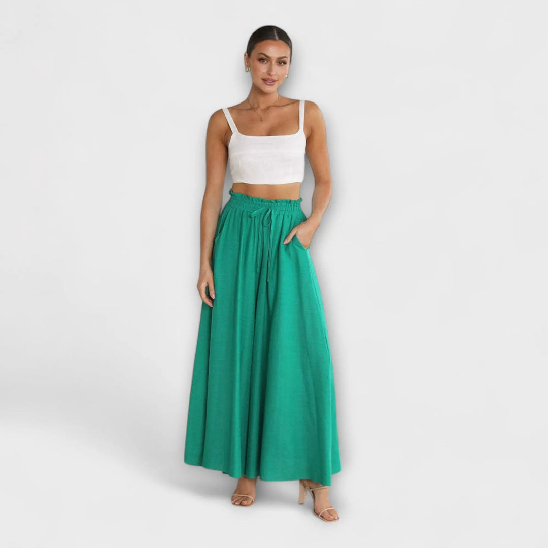Andrea - Pantalones Holgados y Cómodos