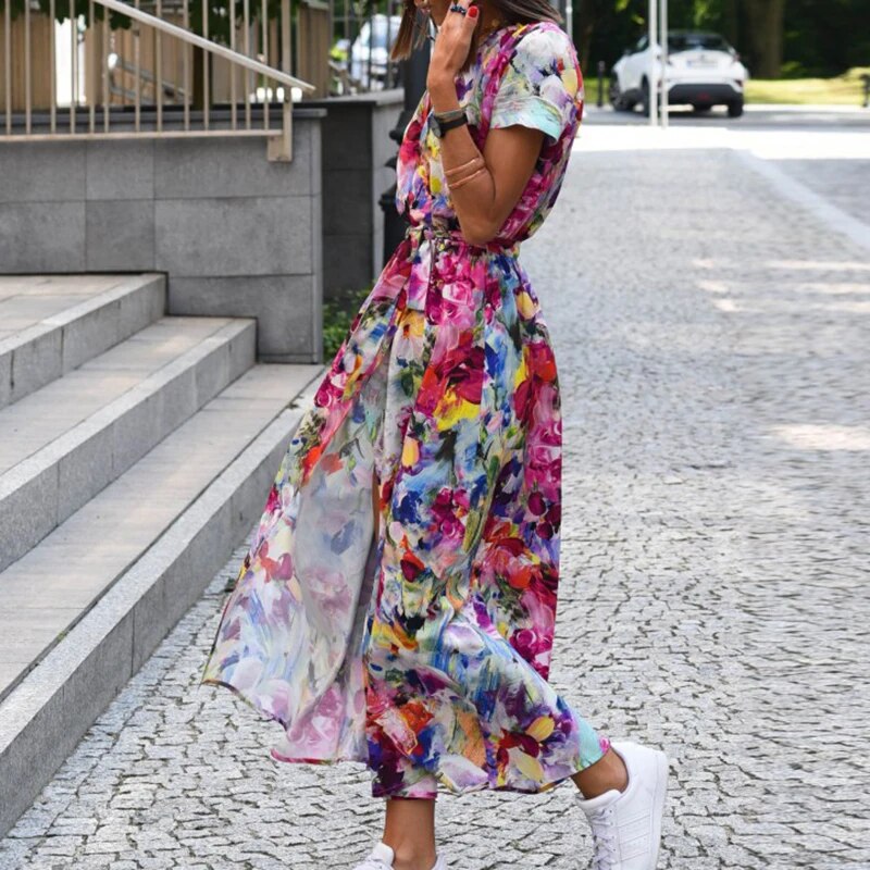 Anna™ Vestido estampado floral primavera/verano