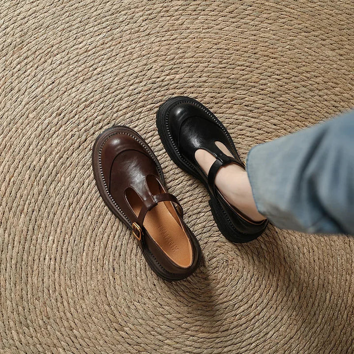 Mary Janes - Zapato de Cuero Elegante