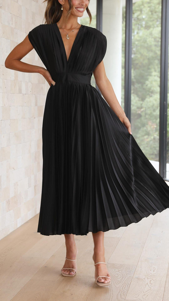 Isla | Vestido plisado elegante