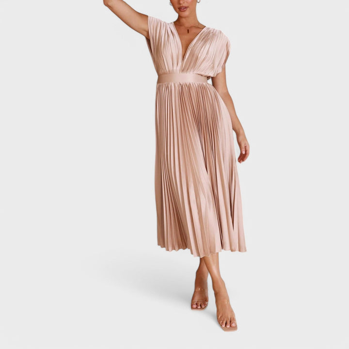 Paula - Vestido plisado elegante