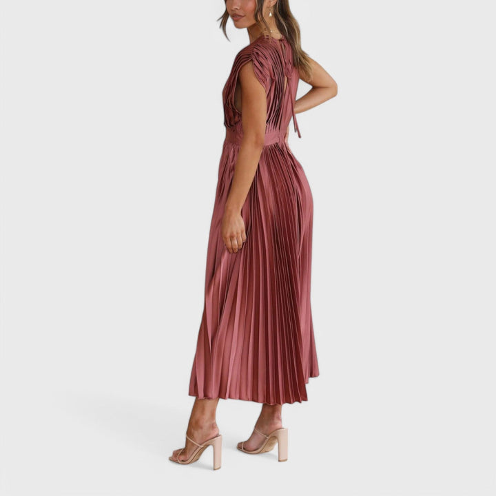 Paula - Vestido plisado elegante