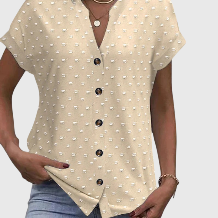 Élodie | Camisa V Neck Confortable