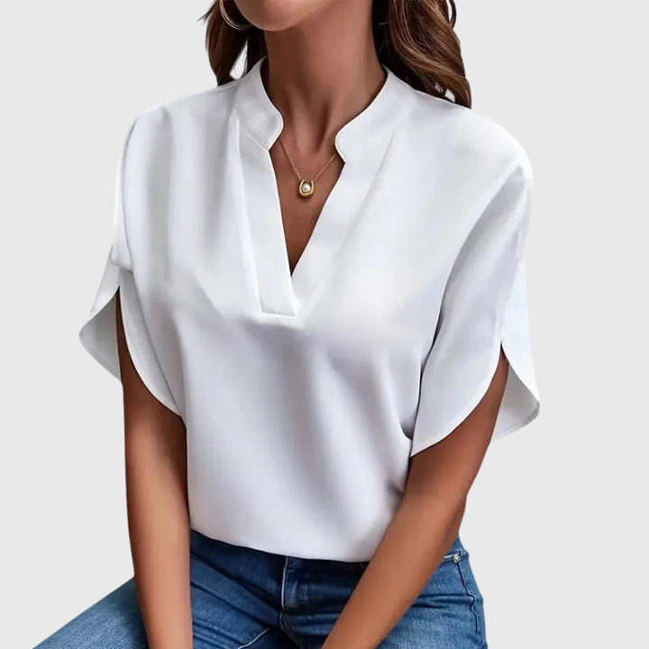 Isabelle | Camisa V Neck Suave y Elegante