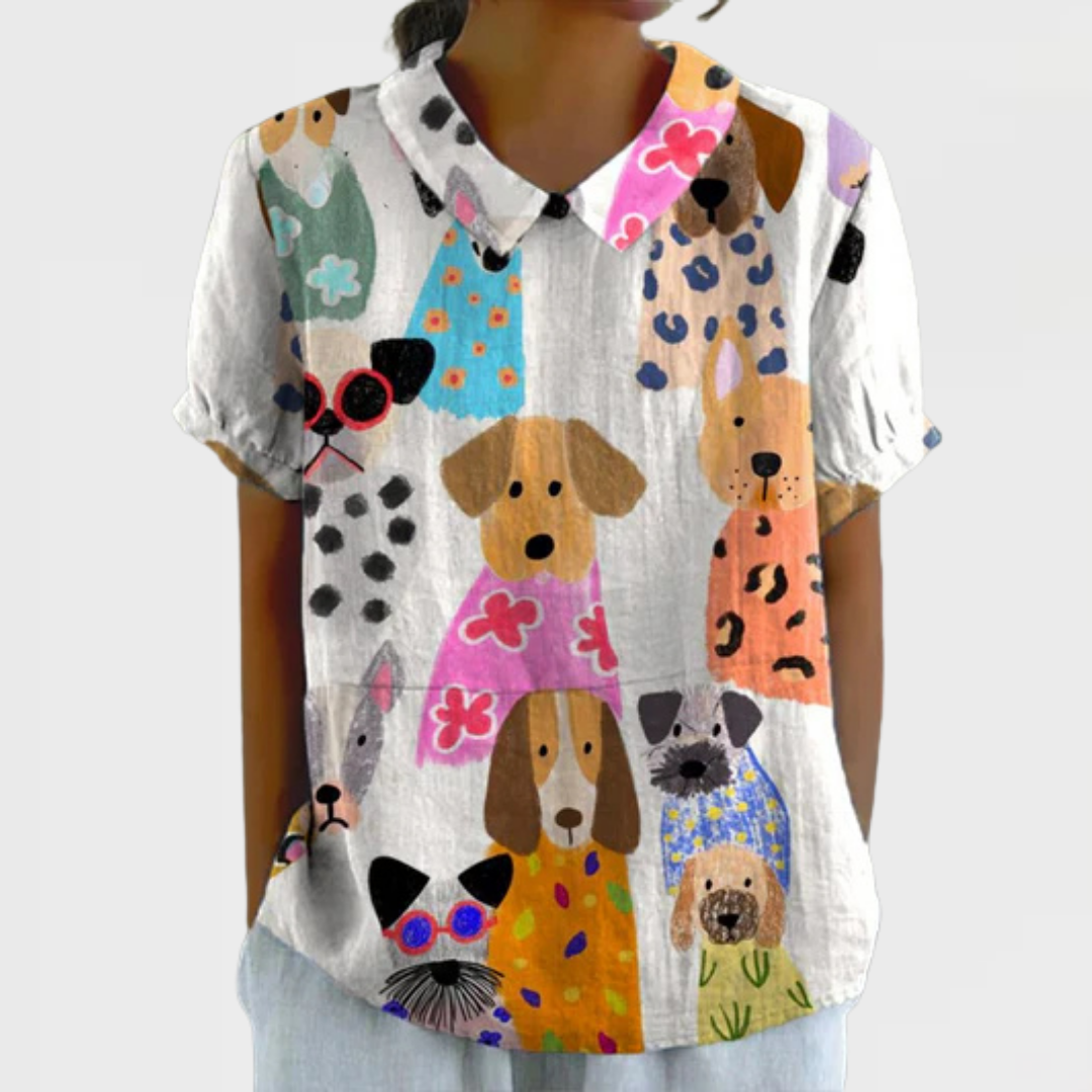 Katalin | Camiseta con Diseño de Perro