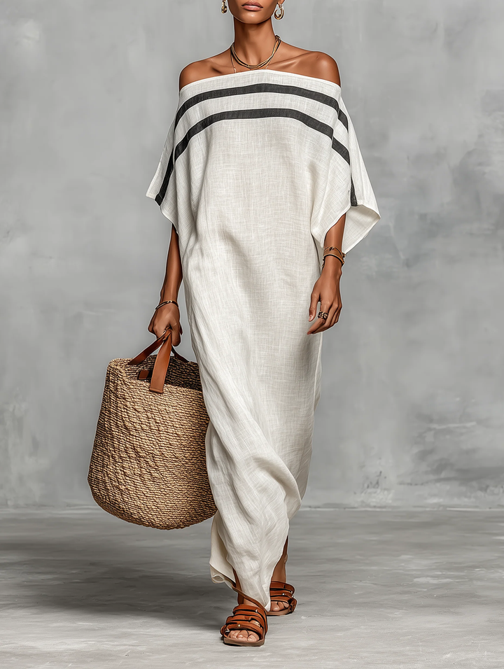 Aveline | Vestido Maxi Sin Mangas – Con Mangas Batwing