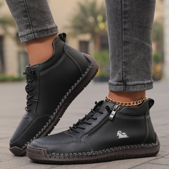 Zapatos Ortopédicos Flora Cómodos con Cierre de Cremallera