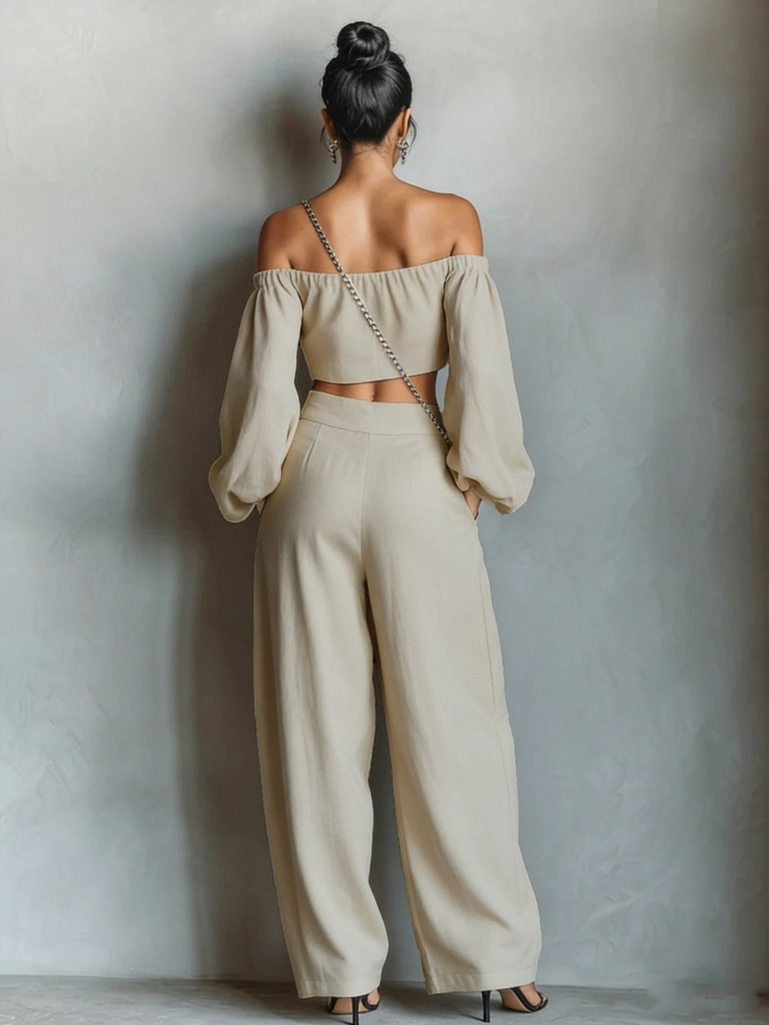 Tiana | Conjunto Sin Mangas – Elegante, Con Pantalones Anchos