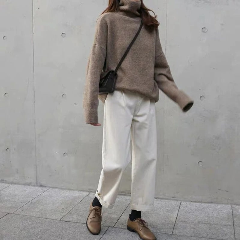 Maude | Jersey oversize de cuello alto