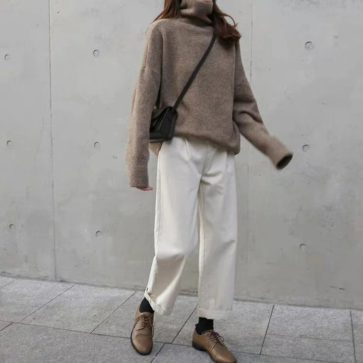 Maude | Jersey oversize de cuello alto