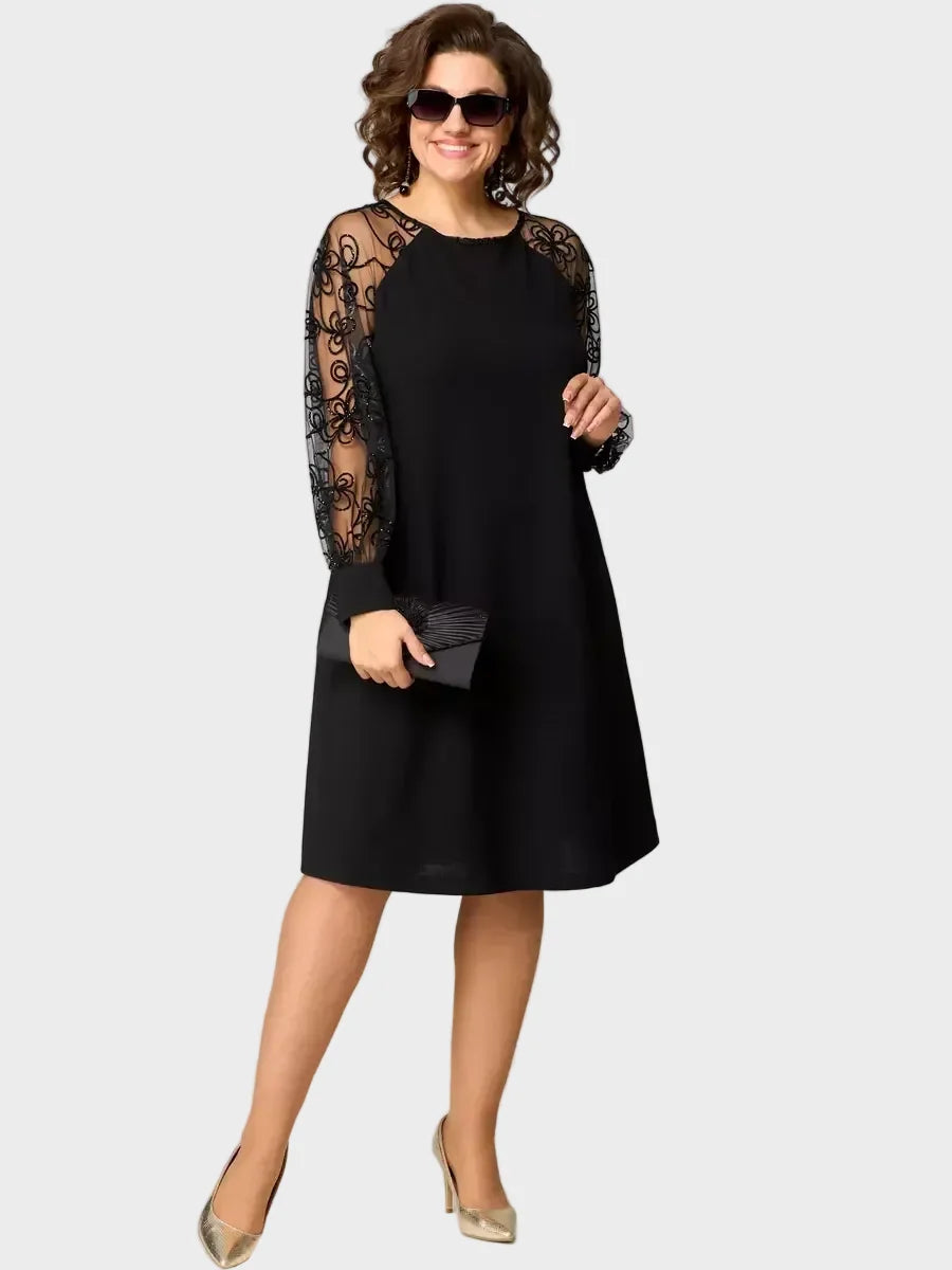 Celina - vestido midi clásico para ocasiones especiales Mujer