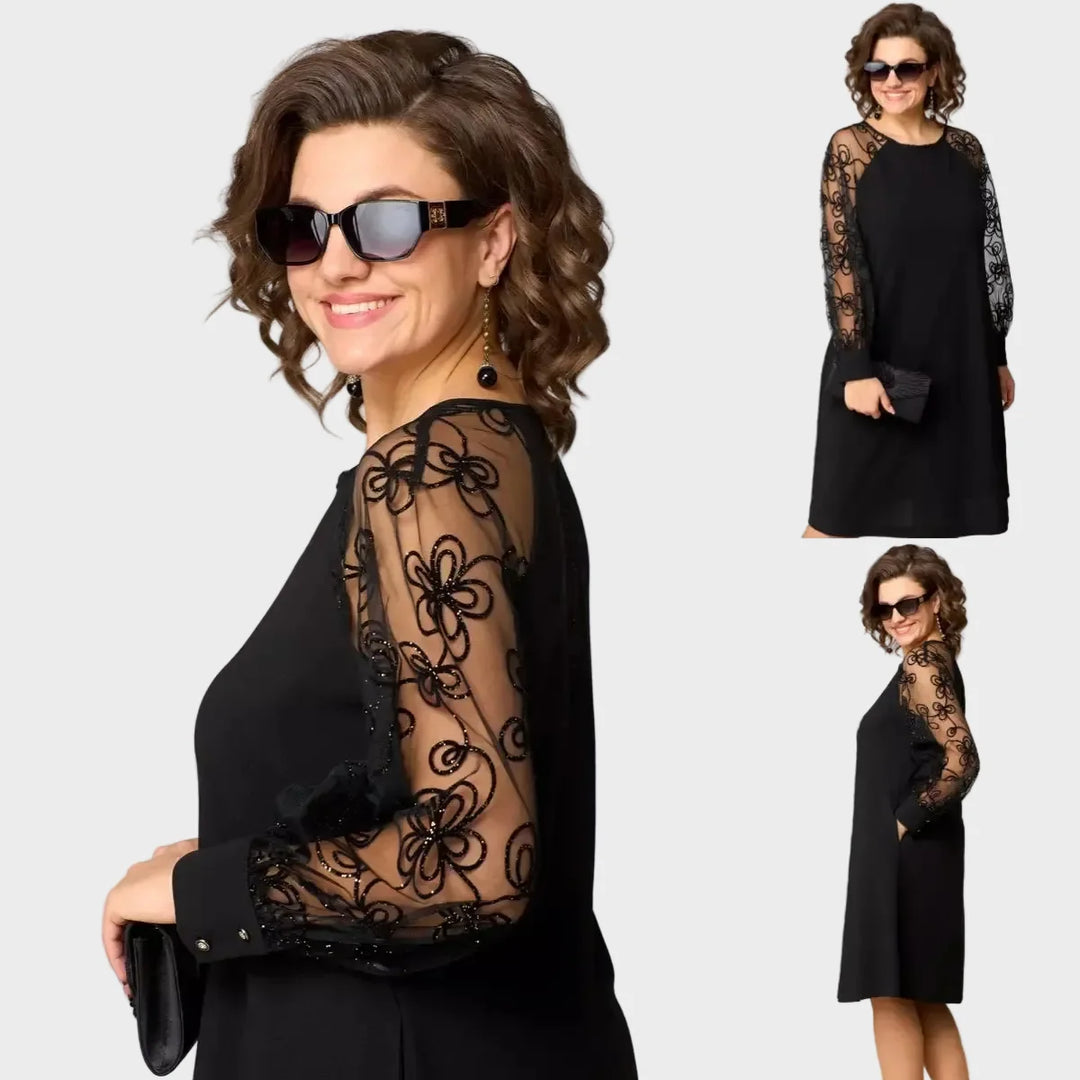 Celina - vestido midi clásico para ocasiones especiales Mujer