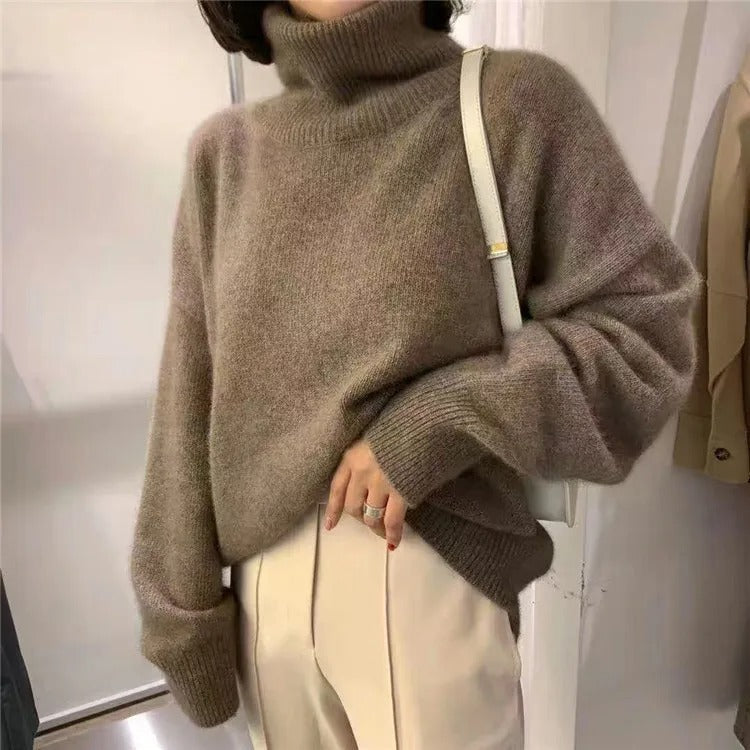 Maude | Jersey oversize de cuello alto